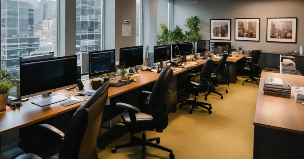 オフィスの様子